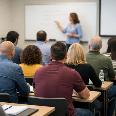groupe dadultes de dos en formation-1